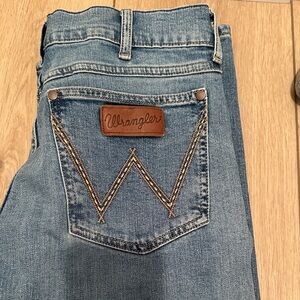 Wrangler Retro Slim Boot Blue Jeans